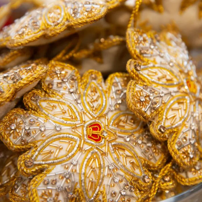 Royal Collection Shop Buckingham Palace Crystal Snowflake Decoration* Decorations