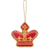 Royal Collection Shop Buckingham Palace Red Crown Decoration* Decorations