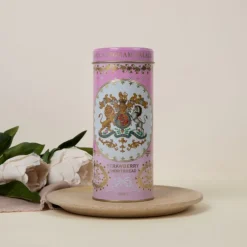 Royal Collection Shop Buckingham Palace Strawberry And Clotted Cream Shortbread Biscuit Tin* Biscuits