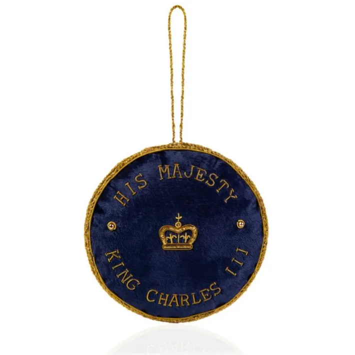 Royal Collection Shop Ciiir Roundel Decoration* His Majesty The King'S 75Th Birthday