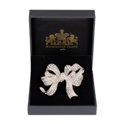 Royal Collection Shop Crystal Bow Brooch* Brooches