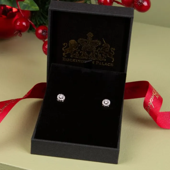 Royal Collection Shop Diamante Stud Earrings* Earrings