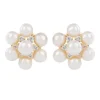 Royal Collection Shop Holbein Pearl Flower Stud Earrings* Earrings
