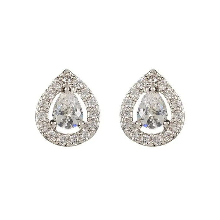 Royal Collection Shop Silver Teardrop Earrings* Earrings