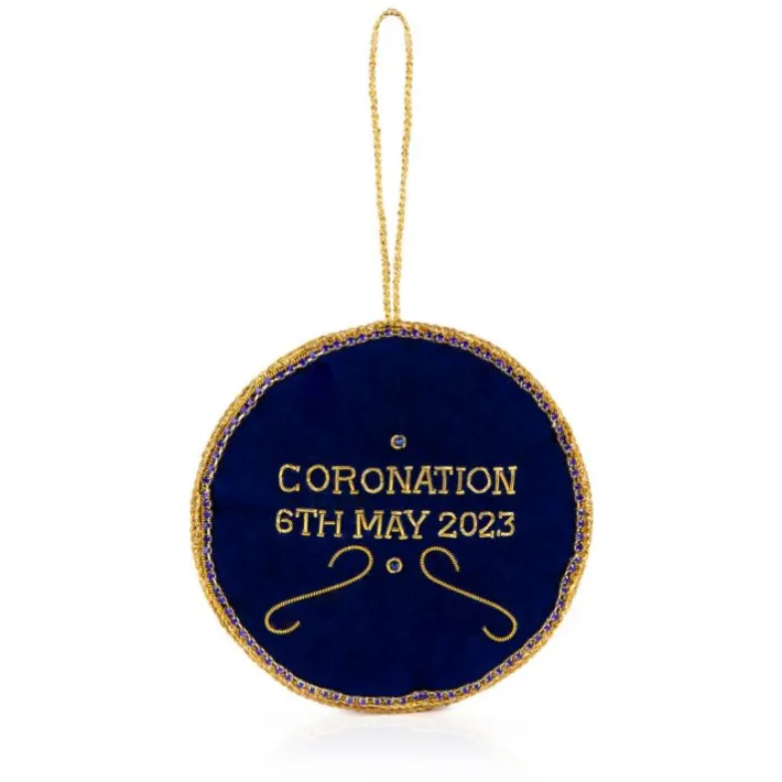 Royal Collection Shop The Coronation Coat Of Arms Decoration* His Majesty The King'S 75Th Birthday