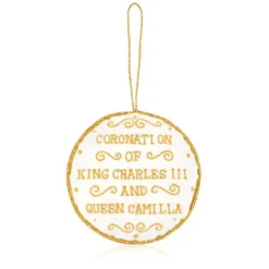 Royal Collection Shop The Coronation Roundel Decoration* Decorations