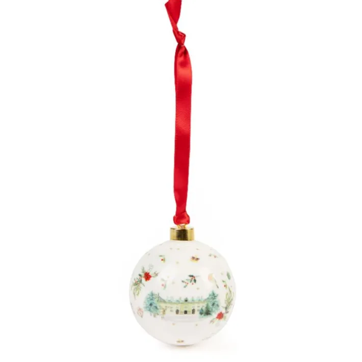 Royal Collection Shop The Palace Of Holyroodhouse Fine Bone China Bauble* Decorations