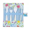Royal Collection Shop The Summertime Blue Bamboo Cutlery Wrap* Picnics