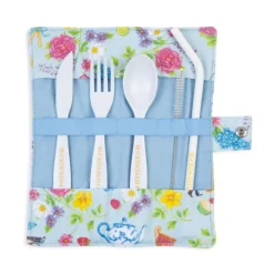 Royal Collection Shop The Summertime Blue Bamboo Cutlery Wrap* Picnics