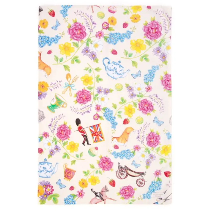 Royal Collection Shop The Summertime Cream Tea Towel* Home Linens