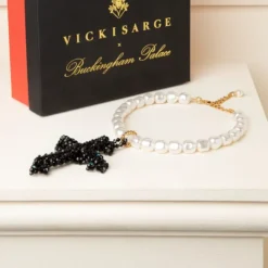Royal Collection Shop Vicki Sarge Black Cross Necklace* Vicki Sarge