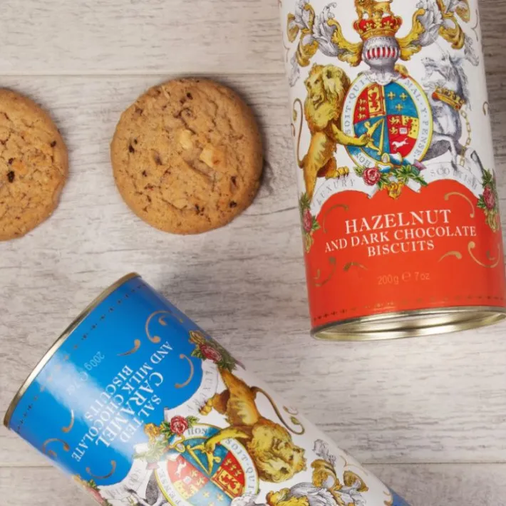 Royal Collection Shop Windsor Castle Salted Caramel And Chocolate Biscuit Tube* Biscuits